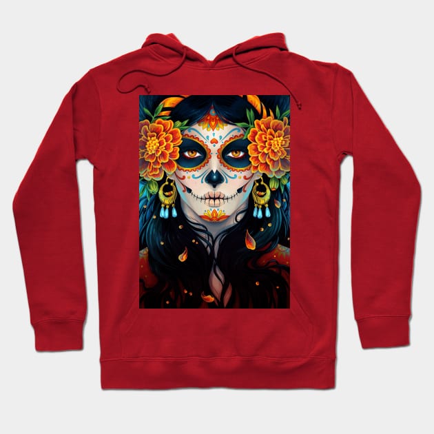 Day of the Dead Hoodie by Dimary